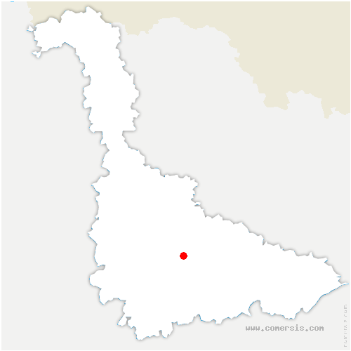carte de localisation de Bourdonnay