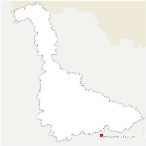 carte de localisation de Brixey-aux-Chanoines