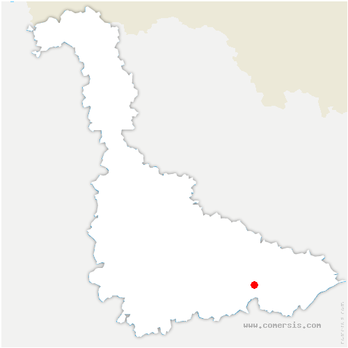 carte de localisation de Chenevières