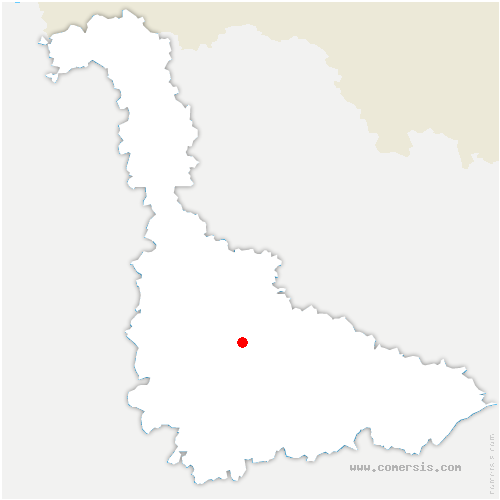 carte de localisation de Dieuze
