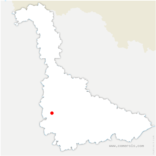 carte de localisation de Domgermain