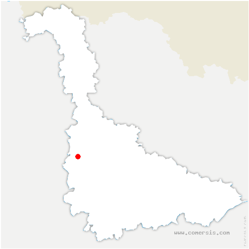carte de localisation de Donjeux
