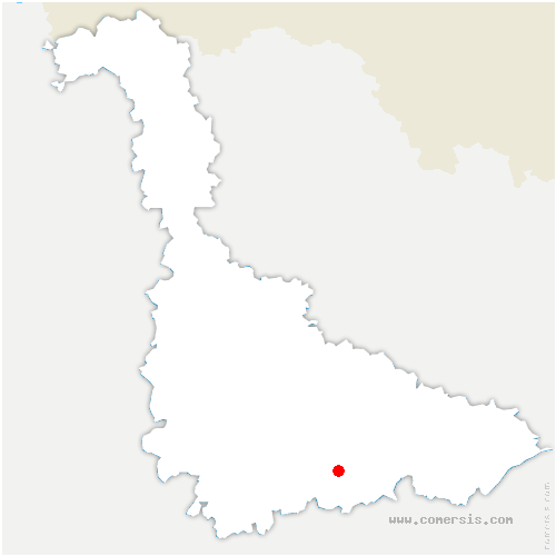 carte de localisation de Einvaux