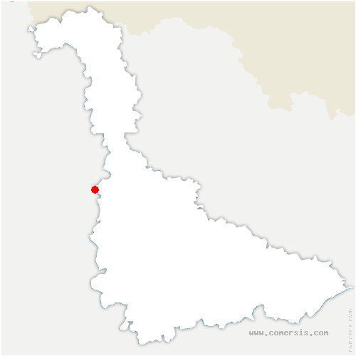 carte de localisation d'Essey-et-Maizerais