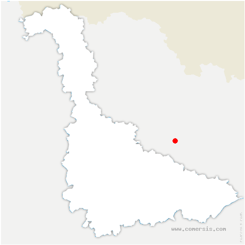 carte de localisation de Lahayville