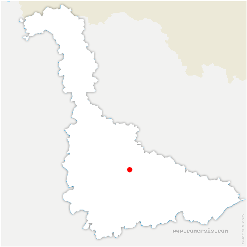 carte de localisation de Lindre-Basse
