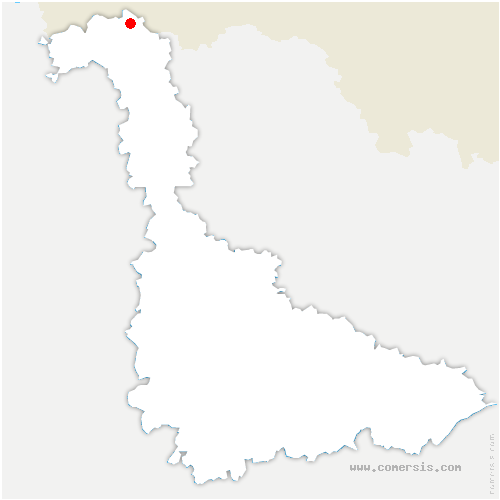 carte de localisation de Longwy