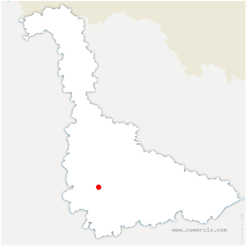 carte de localisation de Maizières