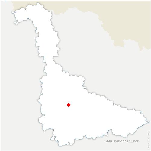 carte de localisation de Marsal
