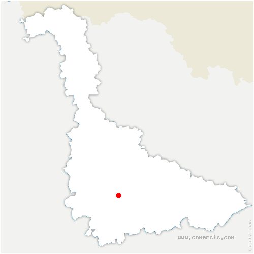 carte de localisation de Méréville