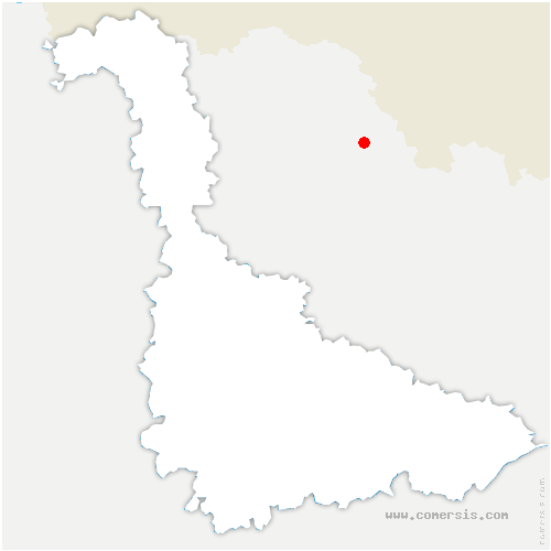 carte de localisation de Saint-Pierremont