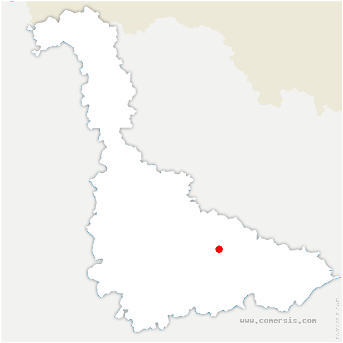 carte de localisation de Sorcy-Saint-Martin