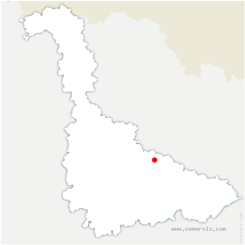carte de localisation de Sornéville