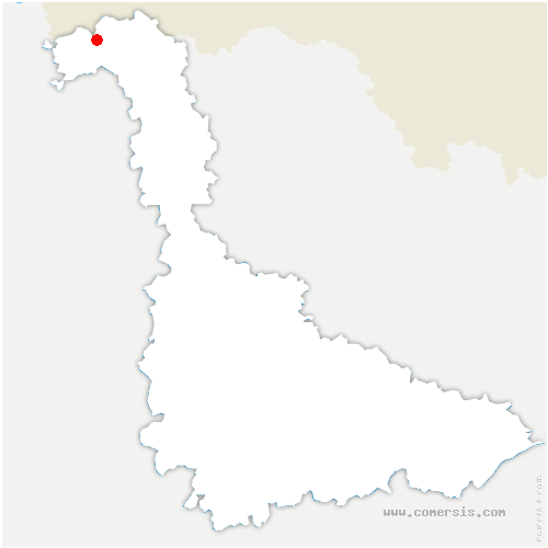carte de localisation de Tellancourt