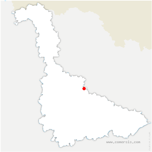 carte de localisation de Torcheville