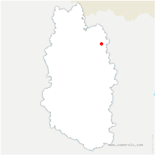 carte de localisation d'Amel-sur-l'Étang