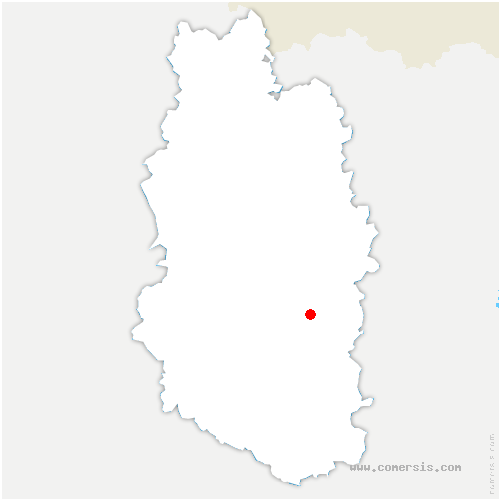 carte de localisation de Apremont-la-Forêt
