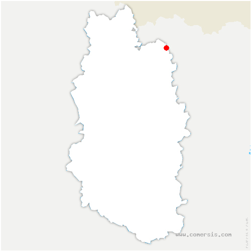 carte de localisation de Arrancy-sur-Crusne