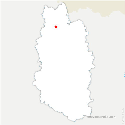 carte de localisation d'Autigny-le-Grand