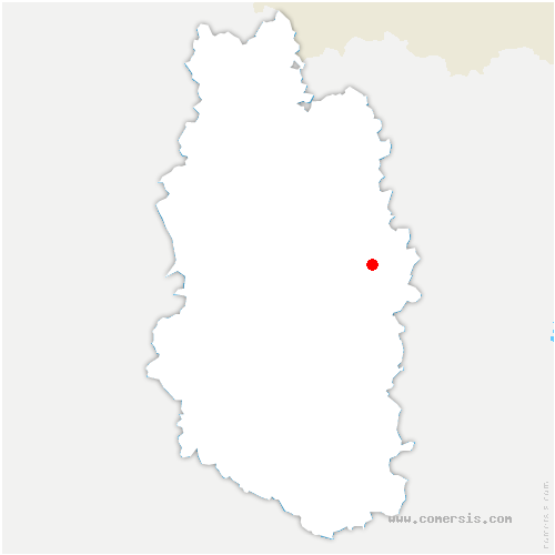 carte de localisation de Avillers-Sainte-Croix