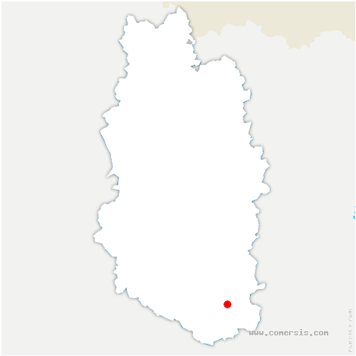 carte de localisation de Badonvilliers-Gérauvilliers