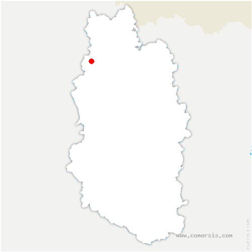 carte de localisation de Bantheville