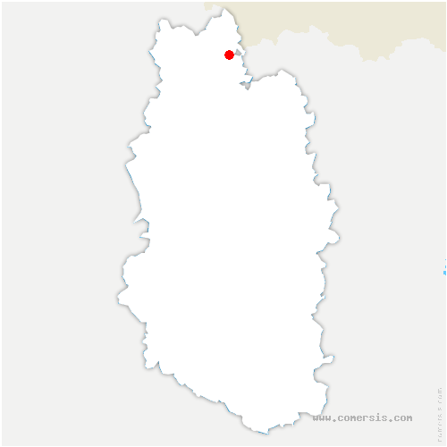 carte de localisation de Bazeilles-sur-Othain