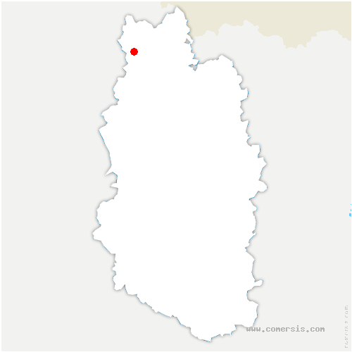 carte de localisation de Beauclair