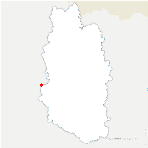 carte de localisation de Beaumont