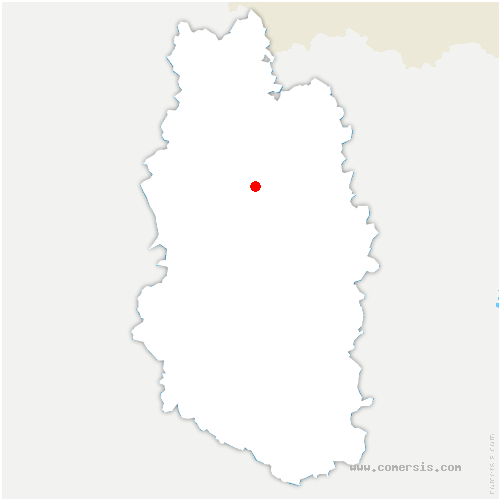 carte de localisation de Belleville-sur-Meuse