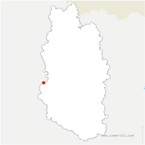carte de localisation de Bernécourt