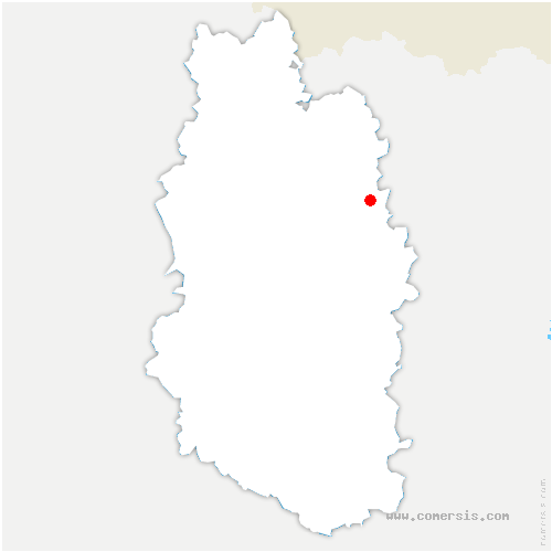 carte de localisation de Boinville-en-Woëvre
