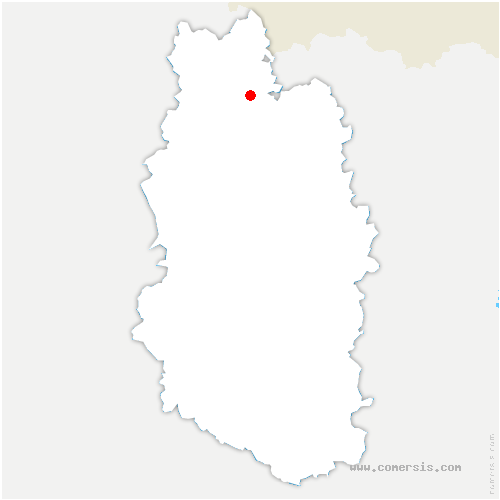 carte de localisation de Bréhéville