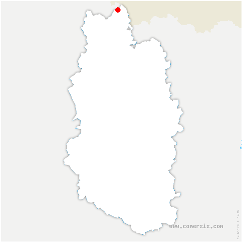 carte de localisation de Breux
