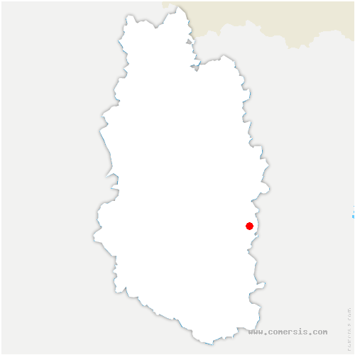 carte de localisation de Broussey-Raulecourt