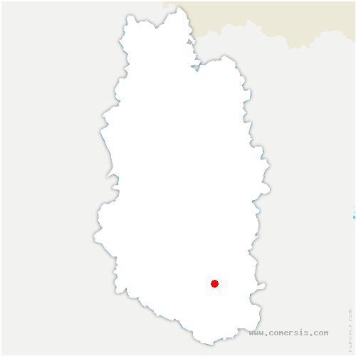 carte de localisation de Broussey-en-Blois