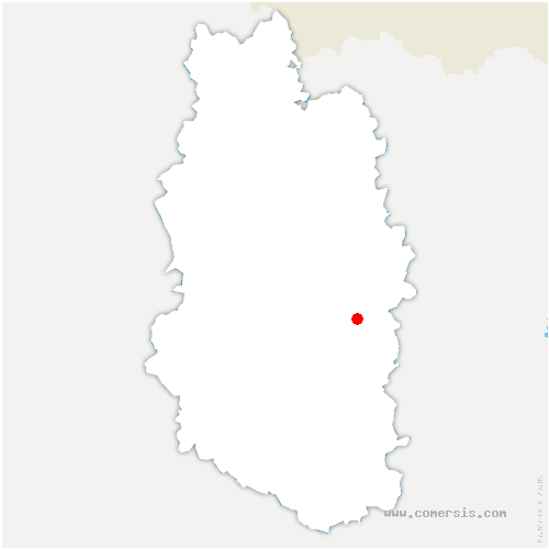 carte de localisation de Buxières-sous-les-Côtes