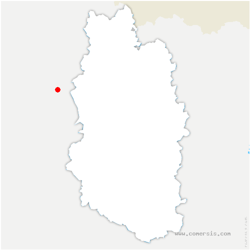carte de localisation de Chailly-lès-Ennery