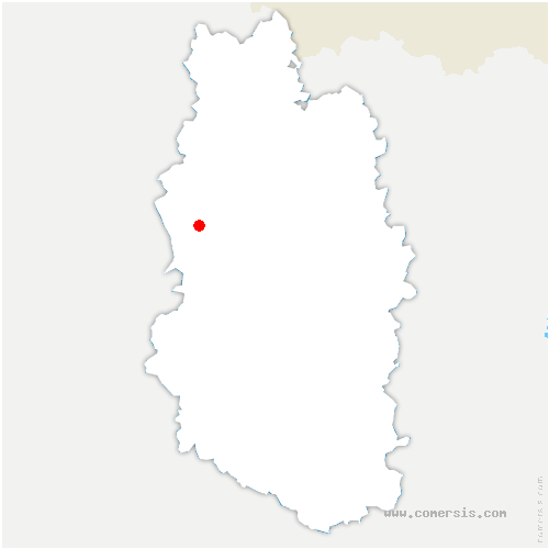 carte de localisation de Chambley-Bussières