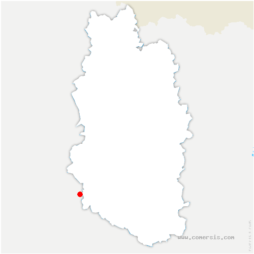 carte de localisation de Charmes-la-Côte