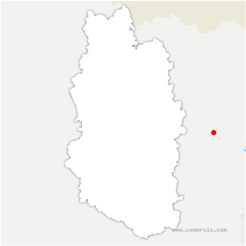 carte de localisation de Charmont