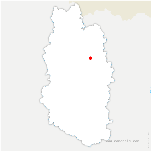 carte de localisation de Châtillon-sous-les-Côtes