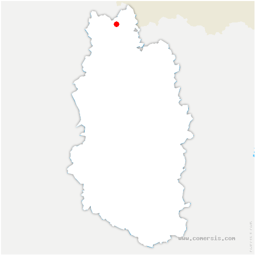 carte de localisation de Chauvency-Saint-Hubert