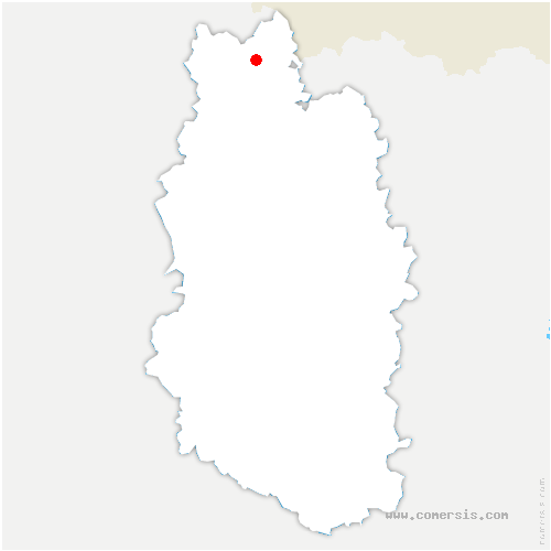 carte de localisation de Chauvency-le-Château