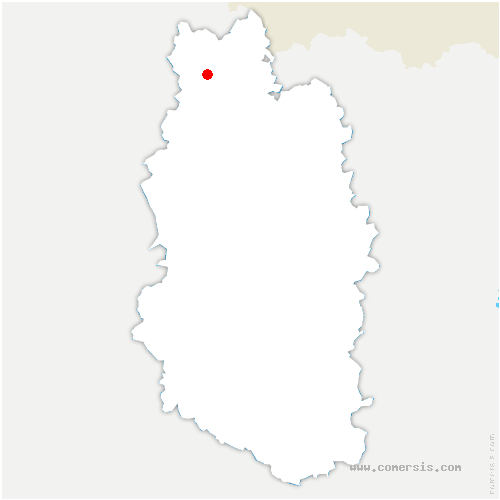 carte de localisation de Chevillon
