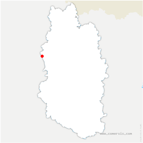 carte de localisation du Claon