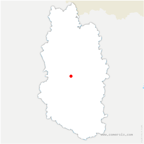 carte de localisation de Clémery