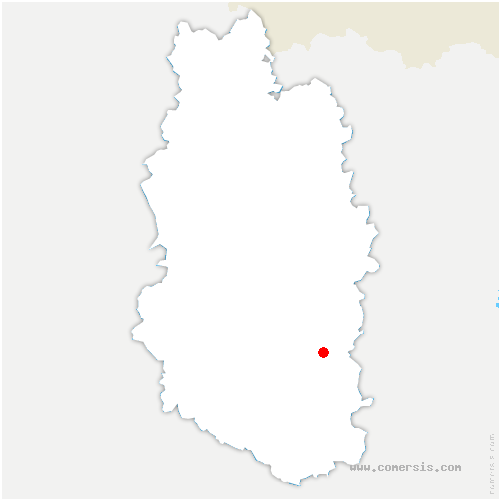 carte de localisation de Commercy