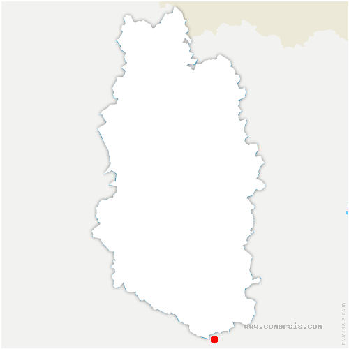 carte de localisation de Condé-lès-Autry