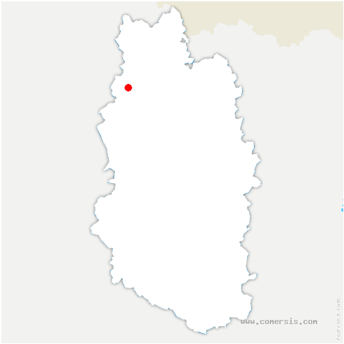 carte de localisation de Cunel